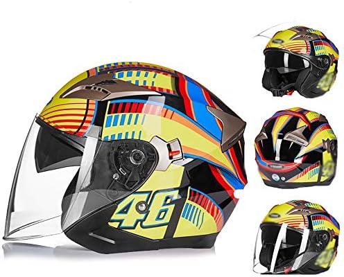 オートバイハーフヘルメットdot承認3 4オープンフェイスオートバイヘルメットレトロオートバイハーフフェイスジェットパイロットボバーヘルメット サンバイザークルーザーチョッパーモペットスクーターxl 59 62cm Pasadenahc Com