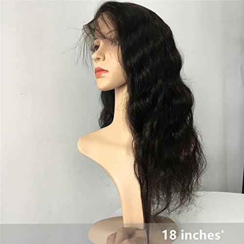 9A 150% Density Lace Front Wig Wavy Body Wave With 100% Unprocessed Brazilian Virgin Human Hair For Black Women Pre Plucked (8, 150% Front Lace Wig)