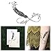 Tattify Stay Strong Feather Temporary Tattoo - Holdfast (Set of 2)