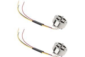 Micro Traders 2pcs 1503 Micro Brushless Motor Cable 3.7v 4400kv for RC Drone Quadcopters