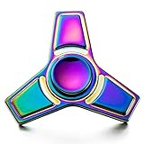 STRESS SPINNER Colorful Camo Fidget Tri Hand Spinning Finger Toy Stocking Stuffer for ADHD EDC Focus Relieves Anxiety and Boredom (Style 07)