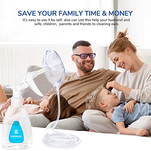 Waxiway Ear Wax Removal Kit Ear Cleaner Tool Irrigation for Easy