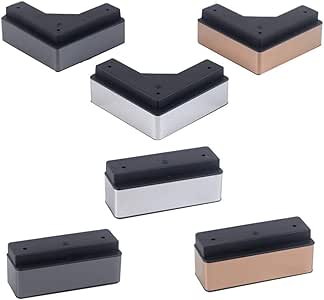 4X [Espesor] Gabinete Patas de acero inoxidable Pies de cocina Encimera