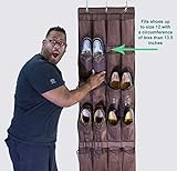 Mirella's House Over the Door Shoe Organizer with 24 Pockets