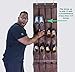 Over the Door Shoe Organizer with 24 Pockets to Declutter Your Closet, Garage, Bedrooms, Dorm, RV, Hallway, Entryway and Make Finding Your Shoes a Snap, Includes FREE E-Book With Organizing Tips