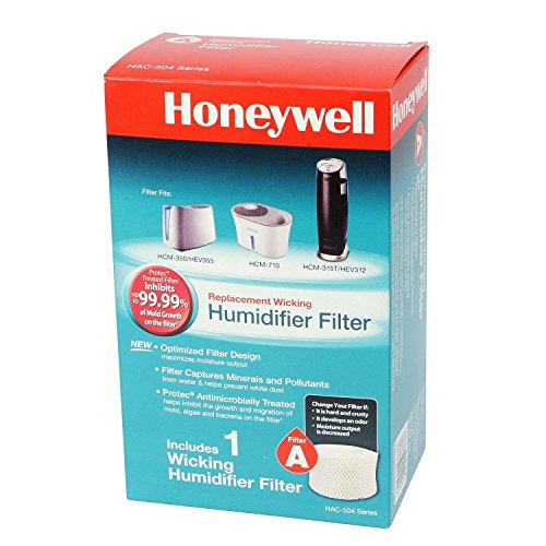 Honeywell HCM350W UV Germ Free Cool Moisture HAC504AW Filter, and