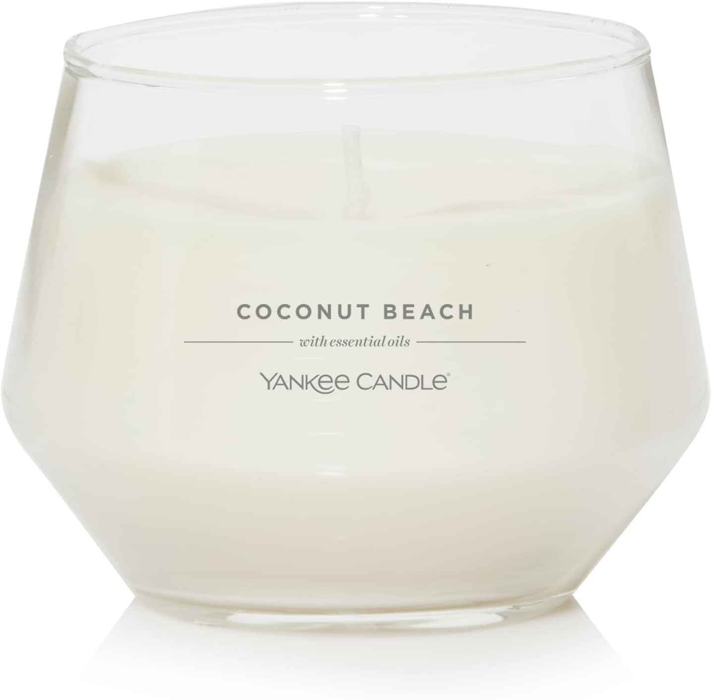 Candles & Holders - Yankee Candle Studio Medium Candle, Coconut Beach, 10 oz