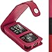 iGadgitz Pink Leather Case for Sony Walkman NWZ-E384 with Detachable Carabiner + Screen Protector