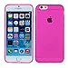 iPhone 6 / 6s Case, Wisdompro 5 Pack Bundle of Clear Jelly Color Soft TPU GEL Protective Case Covers (Blue, Aqua Blue, Hot Pink, Yellow, Red) for Apple 4.7