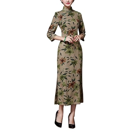 Elegantes orientalisches Cheongsam Qipao chinesisches Art-Kostüm-Kleider, 05