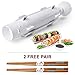 Sushezi High-End Sushi Maker Kit- Premium Sushi Bazooka + Authentic Reusable Chinese Chopsticks Set- Best Sushi Roller Machine For Easy Homemade Sushi- Top Sushi Rolling Kit, Excellent For Beginners