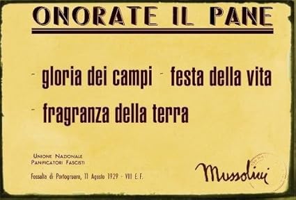 Arterameferro Targa Tabella In Metallo Frasi Famose Benito Mussolini Da Parete Amazon It Casa E Cucina