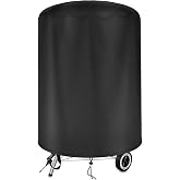Grill Cover for Weber 18 Inch Charcoal Kettle Grill, 600D Heavy Duty Oxford Waterproof Grill Cover for Outdoor Grill (&Phi;22.8 x 26.7 Inch) - Only Cover