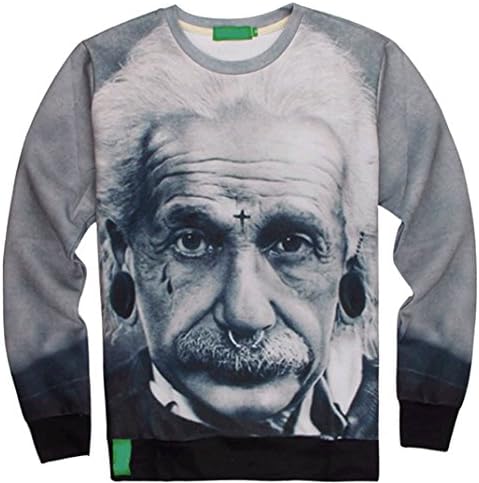 Massa Unisex 3D Printing Punk T-shirts Sweatshirts
