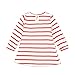 Digood Toddler Newborn Baby Girl Kids Striped Christmas Deer Dress Outfits Clothes (2-3 Years old, White)