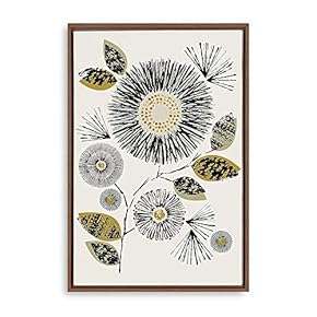 Dazzling Print Framed for Living Room Bedroom Abstract Flowers for Premium Product