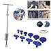 VTOLO Car Dent Repair Tools Dent Lifter Paintless Removal Kit PDR Puller Grip PRO Slide Hammer T-Bar Tool + 10pcs Glue Puller Tabs for Vehicle SUV Car Auto Body Hail Damage Remover