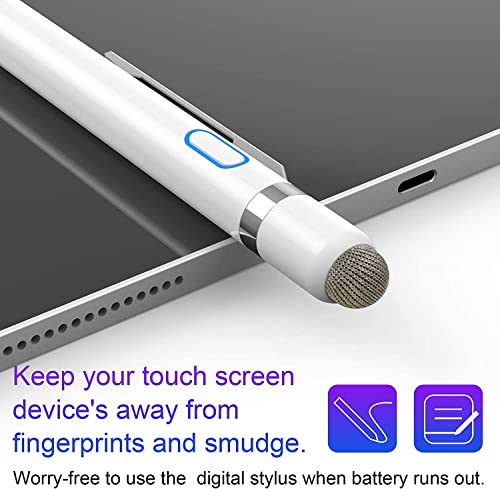 Stylus Pens for Touch Screens Active Stylus Pen for ​iPad Pencil 2 in 1 Fine Point Digital Pen Compatible with iPhone/Android Phone/iPad/iPad Air/iPad Pro/Tablets/etc