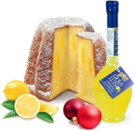 Italian Gift Basket: Pandoro Limoncé Verona & Limoncello of Sorrento Gioia Luisa