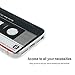 TNCY 80s Nostalgia Music Retro Cassette Tape Phone Case Slim Fit Heavy Duty Durable Bumper Soft Back Cover Compatible with iPhone SE 5S 5 (2016)