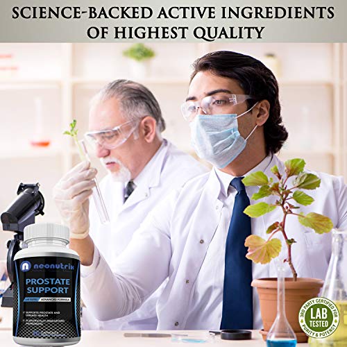 Prostate Health Supplements for Men with Saw Palmetto Extract & Plant