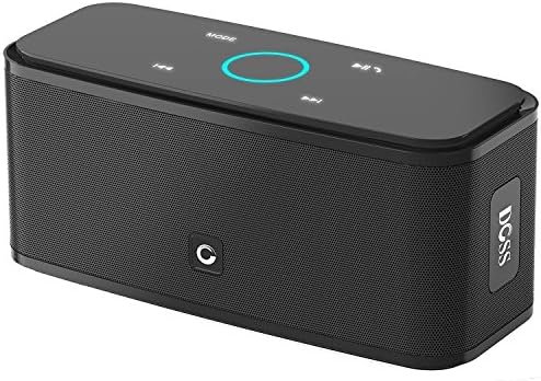 Doss Soundbox Touch Wireless Bluetooth V4.0 Portable Speaker With Hd Sound And Bass 12H Playtime Built-In Mic Portable Wireless Speaker Compatible With Phone Tablet Tv And Gift Ideas (Black)