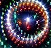 GloFX White Kaleidoscope Glasses- Rainbow Wormhole Diffraction Trippy Glasses