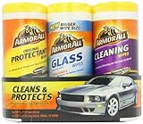 Armor All 44983 Protectant, Cleaning and Glass Wipe - 25 Sheets, (Pack of 3)