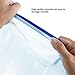KATEVO Zipper File Bags, Pack of 5, 5 Colors Zippered Water-Resistant PVC Bag Storage Pouch for Women, Men Organizer Document, Business Receipts, Cosmetics, Travel Accessories (A3 17.1''x12'')
