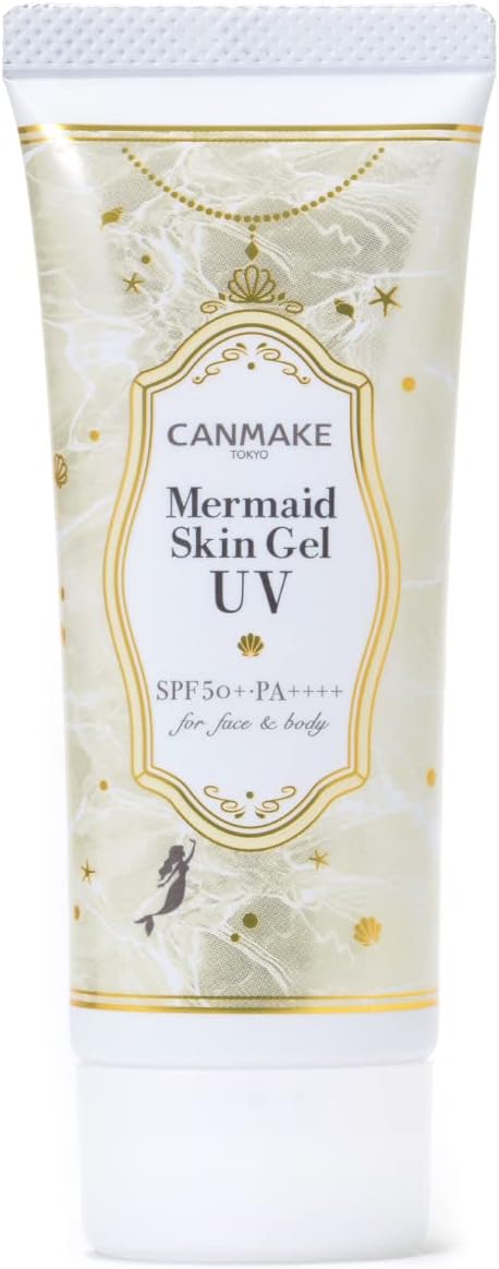 Canmake Mermaid Skin Gel UV C02 Sunny Yellow Sunscreen SPF50+ PA++++ Vitamin C