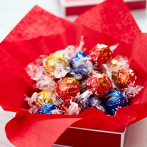 Lindt LINDOR Assorted Chocolate Truffles, Kosher, 15.2 Ounce Bag