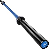 RICHUANG 7ft Olympic Barbell 28mm 45lb &ndash; 500/700/1000LB Bar for Home Gym | Ceramic coated steel. Smooth spinning sleeves. Fits 2" plates. For snatch, clean and jerk, squats, deadlifts, bench press.