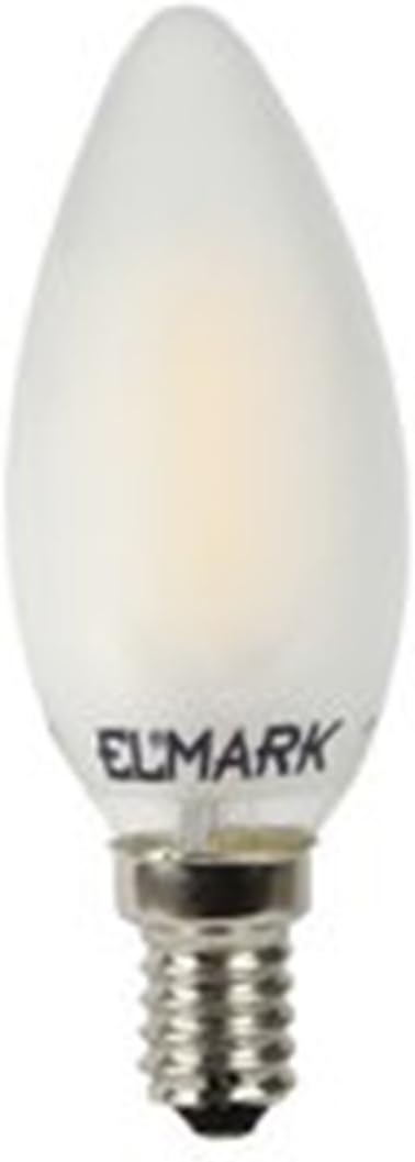 Matte LED Filament Candle Bulb E14 4 W Candle shape Warm white light bulb 400LM [Energy Class A+]