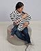 Reversible 2 covers in 1 Versatile Stretchy Multi-Use Baby Car Seat Cover Canopy, Infinity Nursing Cover, Shopping Cart Cover, High Chair Cover for Boy or Girl - Includes a Carry Bag, Gift Ready