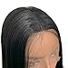ALICE Lace Front Black Wig for Women, 22