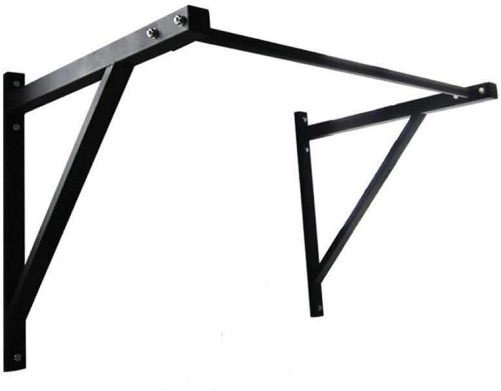 Pull Up Bar Wall Mounted Body Press Wall Mount Pull Up Bar Gym Chin-Up for Upper Body Workout(Durable Black)