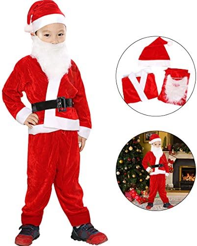 Santa Claus Costume For Boys Child's Christmas Costumes Santa Claus Suit Outfit Set