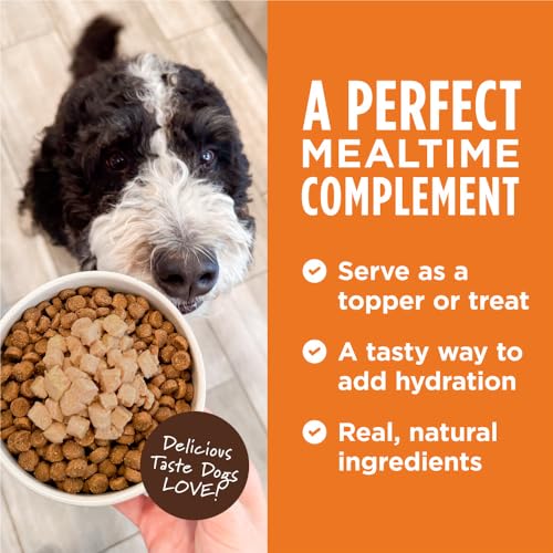 INSTINCT HEALTHY CRAVINGS GRAIN FREE RECIPE VARIETY PACK NATURAL WET DOG FOOD TOPPER BY NATURE’S VARIETY, 3 OZ. POUCHES (PACK OF 12)