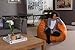 Sofa Sack - Plush, Ultra Soft Bean Bag Chair - Memory Foam Bean Bag Chair with Microsuede Cover - Stuffed Foam Filled Furniture and Accessories for Dorm Room - Tangerine 4'