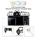 QIBOX Compatible with Fujifilm X-T30 Screen Protector, 3-Pack Tempered Glass LCD Protective Screen Guard Compatible for Fujifilm X-T30 X-T100 X-E3 X-A1 X-A2 X-M1 X-T20 X-T10 X30 Panasonic Lumix lx100