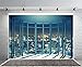 Leowefowa Vinyl 7x5ft Viewing Room Office Backdrop French Window Bokeh Skyscraper Shining Lights New York City Night View Photography Background Lover Adults Photo Studio Props 2.2x1.5m