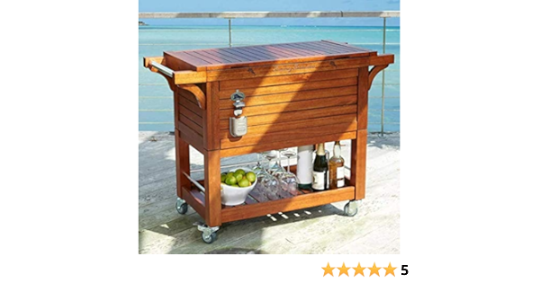 Tommy Bahama B07QNGKSVT - Enfriador de madera para fiestas ...