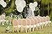 Champagne & Ivory Confetti Balloons | 10 Pack Large 18