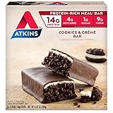 Atkins Protein-Rich Meal Bar, Cookies n' Crème, 5 Count