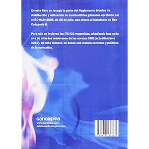 NORMATIVA PARA INSTALADOR DE GAS CATEGORIA B CON RESUMEN DE NORMAS UNE