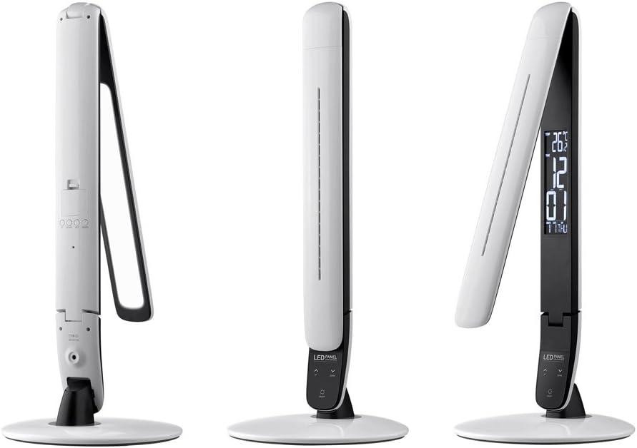 CristalRecord Sedna - LED Desk Lamp, 8W, 5 Intensities, Cold Light, 5000°K