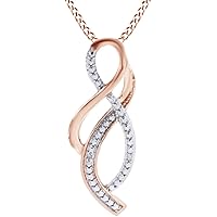 Amazon.com: THE JEWEL ZONE 14k Rose Gold Over Sterling