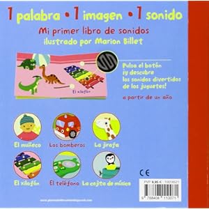 Los juguetes. Mi primer libro de sonidos