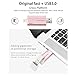 iPhone Lightning Flash Drive Adapter 64GB USB3.0 Pendrive for iPhone/iPad/iPod,ADDON External Storage Memory Stick with Extended Connector( Rose gold )