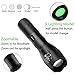 Rvxigzvi Handheld Flashlight, 5 Modes 1000 Lumen Camping Torch Portable LED Tactical Light,Waterproof Rechargeable 18650 Battery and Charger Included